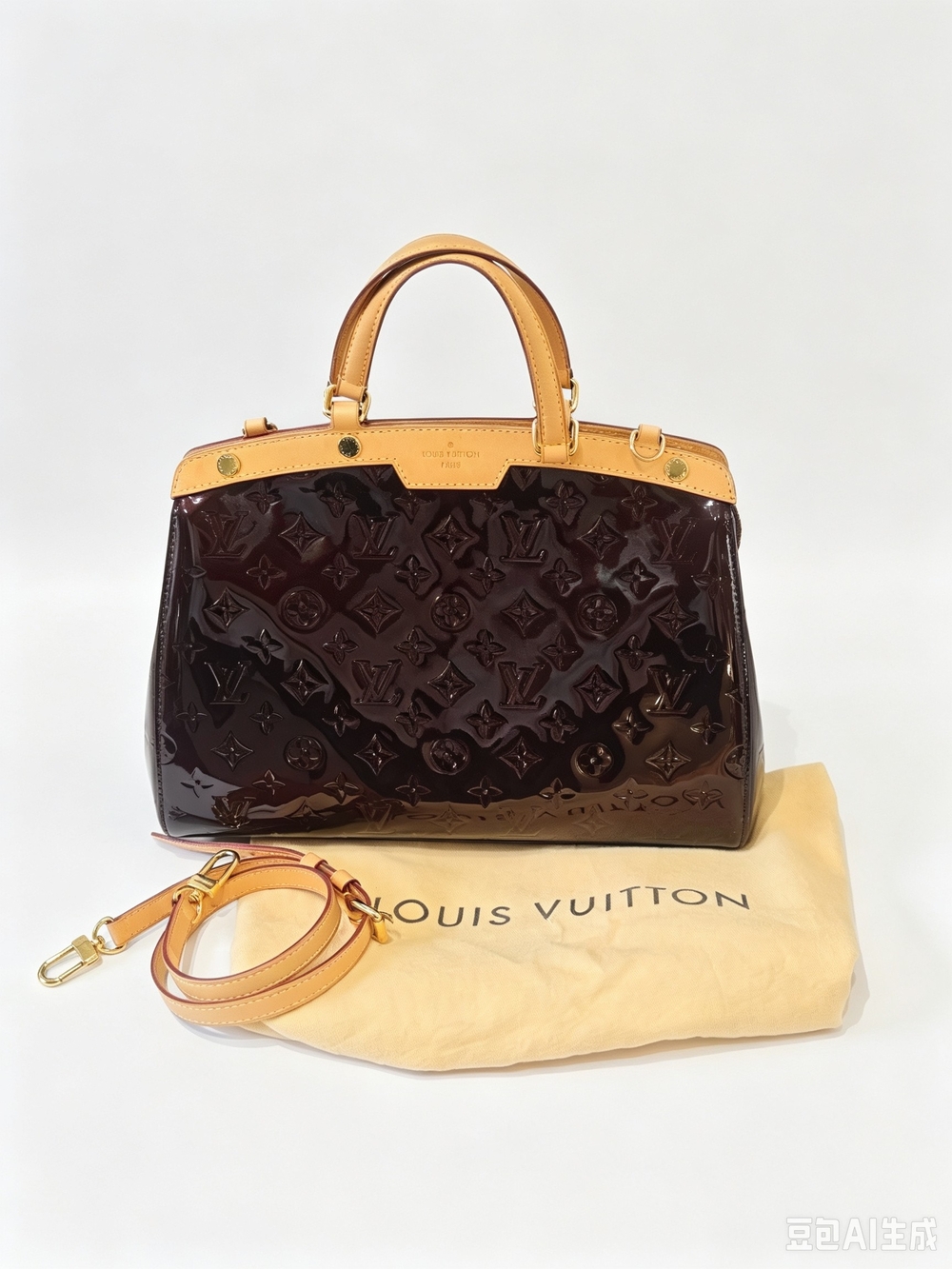 Louis Vuitton Vernis Amarante Brea Bag